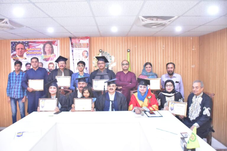 UNI American Eagles Honors Dr. Amir Ramazan with Honorary Doctorate at Faisalabad Ceremony”