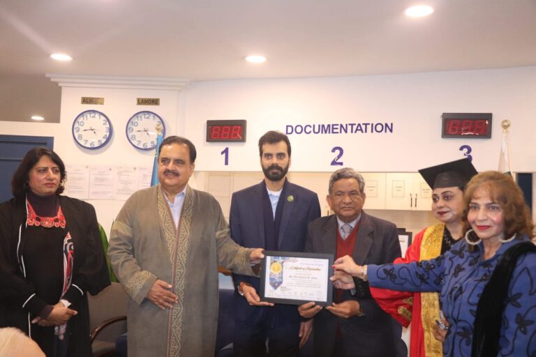 UNI American Eagles Honors Global Leaders with American Awards in Ceremony Held at Kazakhstan House, Lahore